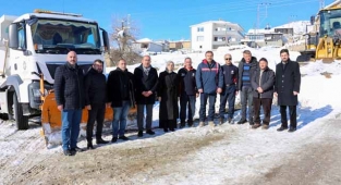 Usta ve Kavuş'tan soğuk havada sıcak ziyaret