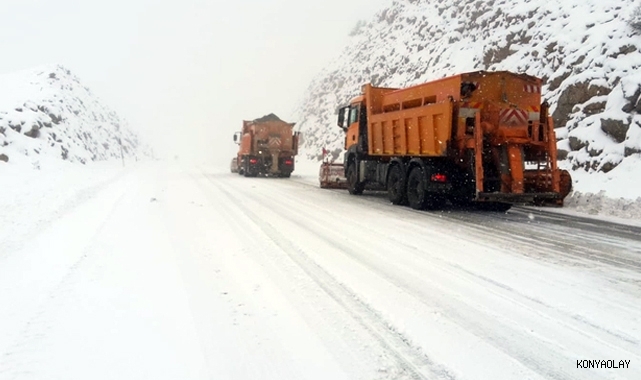Konya-Antalya yolu ulaşıma kapatıldı