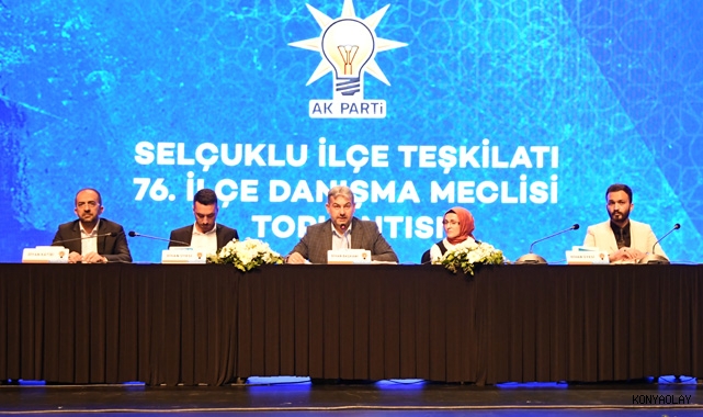 AK Parti Selçuklu'da yatırımlar değerlendirildi