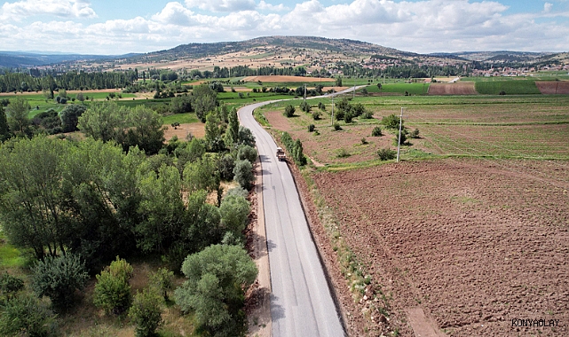Konya Büyükşehir'in 2022 mahalle yolu hedefi 596 kilometre