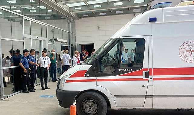 Konya Şehir Hastanesi'nde cinnet