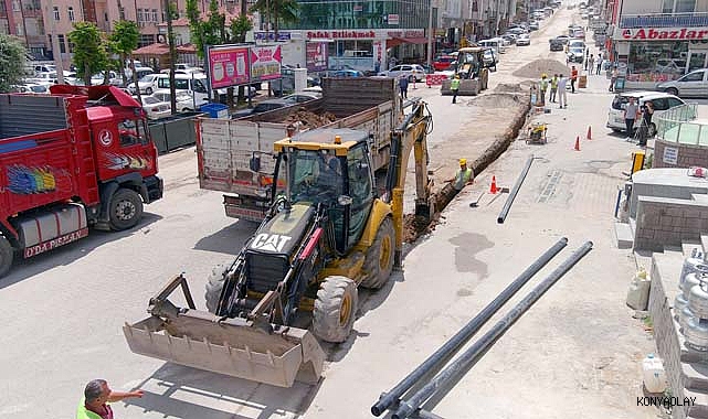 KOSKİ, Beyşehir'in 100 yıllık içme suyu borularını değiştiriyor