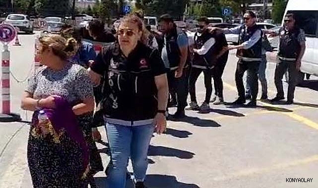 Narkotik'ten 5 ile Konya merkezli operasyon
