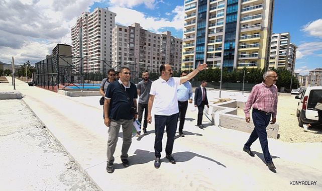 Şefik Can Parkında yeşil doku artıyor