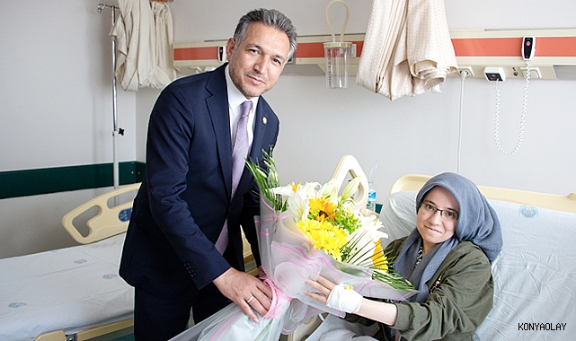 Üsküp'te kaza geçiren SÜ Öğretim Görevlisi Erbayram Konya'ya getirildi
