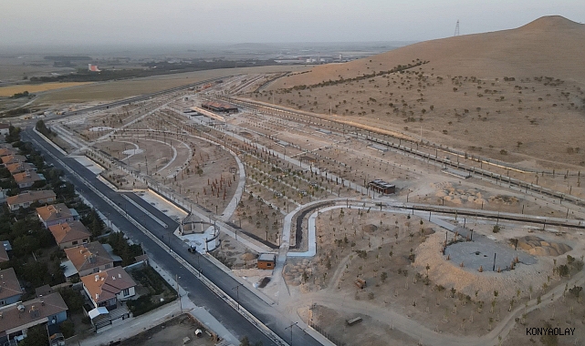 Altay Konya’nın en büyük Millet Bahçesi’nde inceleme yaptı