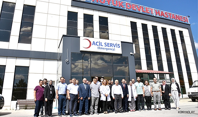 Sağlık Müdürü Koç, ilçelerde hastaların sorunlarını dinlemeye devam ediyor