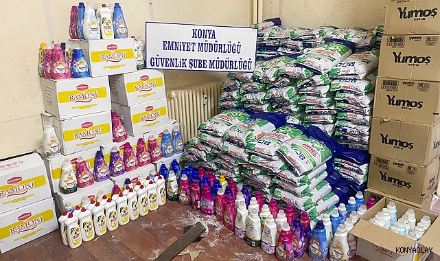 Sahte deterjanları ünlü markaların paketlerinde satmışlar!