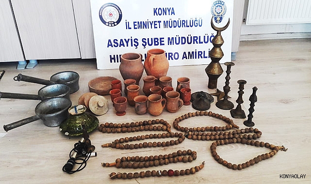 63 yıllık camiden çaldıklarını antika zannedip satmak istemiş
