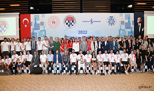 Satranç Şampiyonası'nın ödülleri dağıtıldı