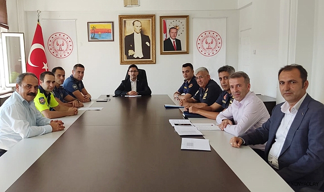 Yunak protokolü, öğrencilerin güvenli taşınması için toplandı