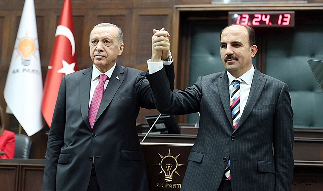 Cumhurbaşkanı Erdoğan, grup toplantısında Başkan Altay’ı tebrik etti