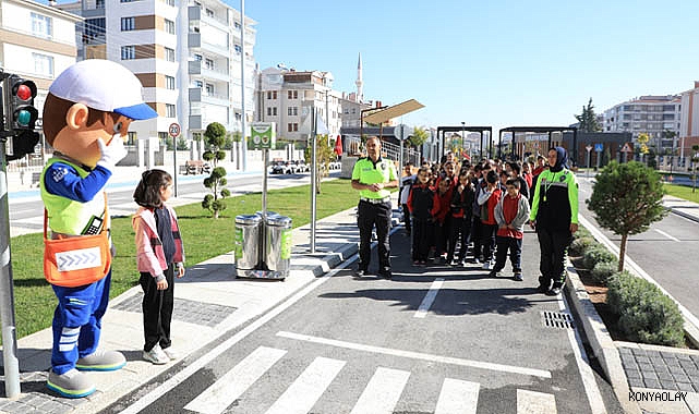 Karatay Trafik Eğitim Parkı’nda eğitimler başladı