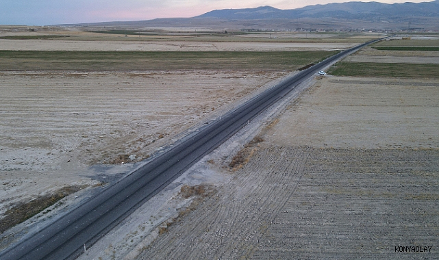 Karapınar’da 29 km daha mahalle yolu