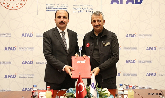 Konya Büyükşehir ile AFAD arasında Türkiye’ye örnek iş birliği