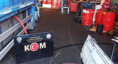 Konya'da akaryakıt operasyonu