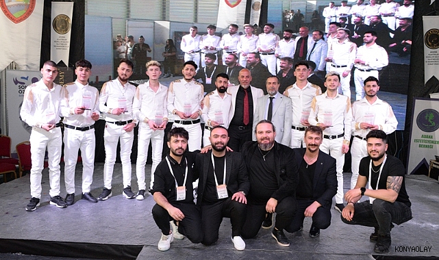 Konyalı berberler Adana’da şov yaptı
