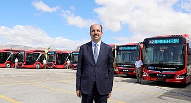 Öz kaynakla alınan otobüslerin son bölümü de Konya’ya geldi