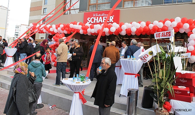 Schafer, Konyalılara yeni mağazasında hizmet verecek