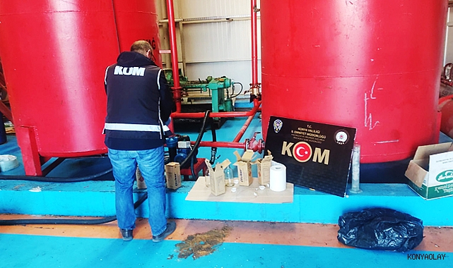 Konya'da yeni bir kaçak operasyonu daha