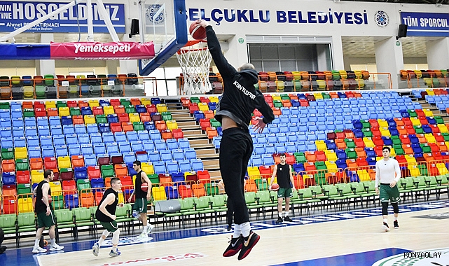 Konyaspor baskette 11. hafta hazırlıkları devam ediyor