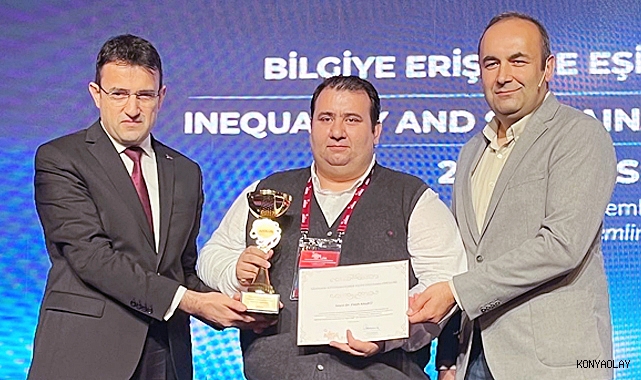 NEÜ, kütüphanecillik uygulamasının ödülünü aldı