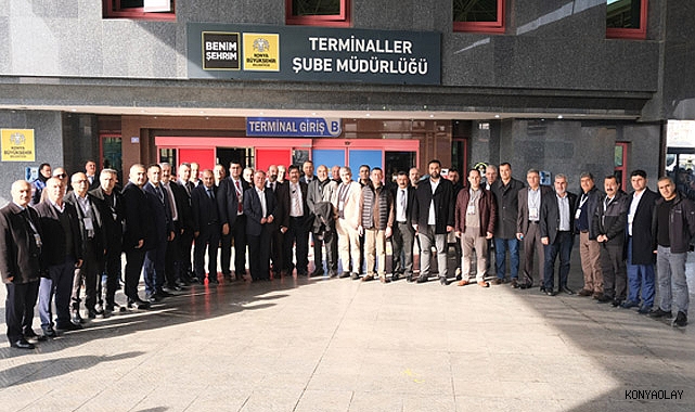 Otogar yöneticileri Konya'ya hayran kaldı