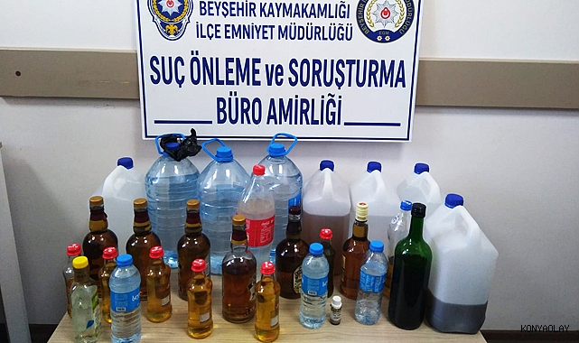 Sahte alkol üretimine gözaltı