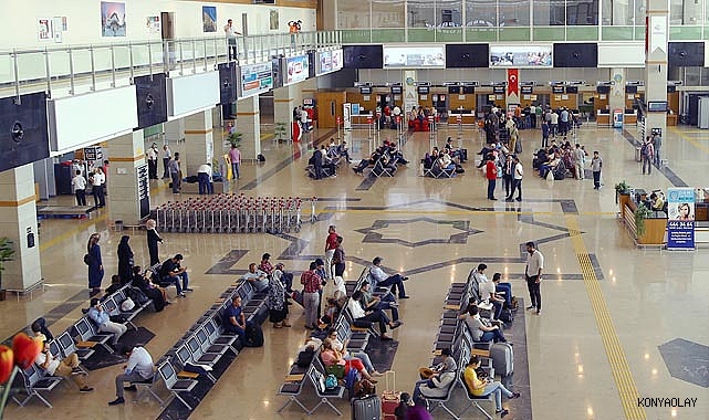 Aralık'ta Konya'dan 61 bin 744 kişi havalandı