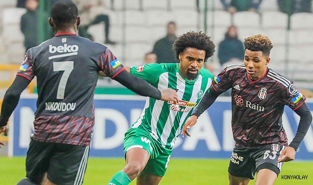 Konyaspor'a Beşiktaş'ın kendi kalesine attığı gol de yetmedi