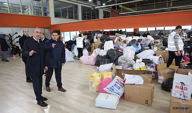 Konyalı seferber oldu: Yardımlar deprem bölgesine