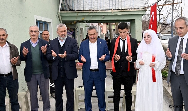 Depremzede çiftin nişan töreni Seydişehir’de yapıldı