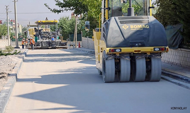 Meram’da altyapı ve asfalt çalışmaları hız kesmiyor
