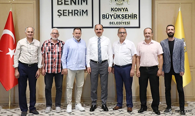 TSYD Konya'dan Uğur İbrahim Altay'a ziyaret