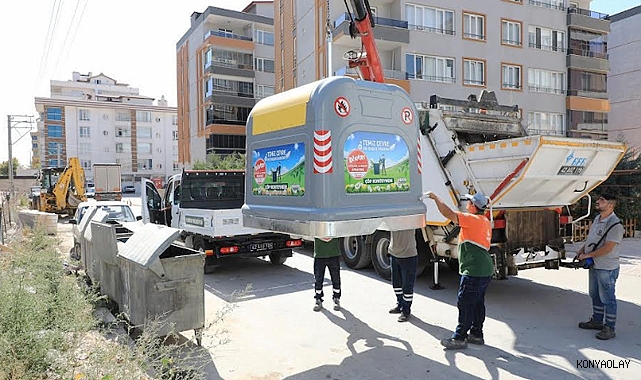 Karatay Belediyesi, çöp konteynerlerini yer altına alıyor