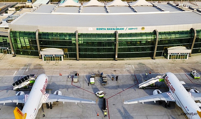 Konya Havalimanı'nda yaz bereketi