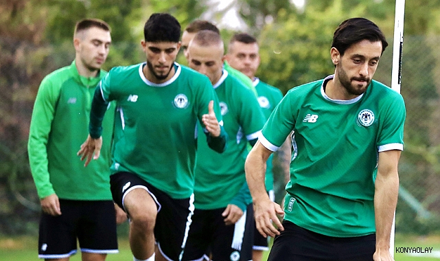 Konyaspor, zorlu Beşiktaş maçının hazırlıklarına başladı