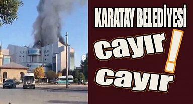Belediye'de yangın!