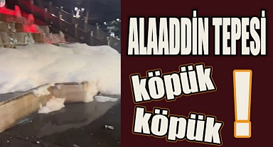 Havuza sabun atmışlar!