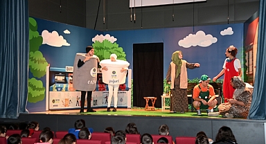 Öğrencilere tiyatro ile sıfır atık bilinci