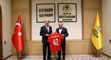TFF Başkanı Büyükekşi Başkan Altay’ı ziyaret etti