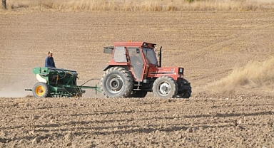 46 dekar arpa ve 20 dekar buğday ekildi