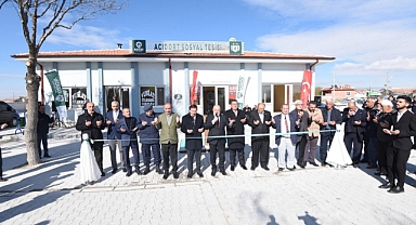 Acıdort Sosyal Tesisi ve Lojman Binası hizmete açıldı