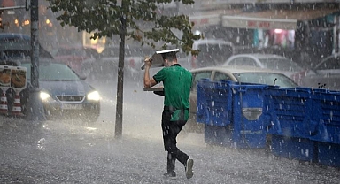 Konya'da kuvvetli yağış
