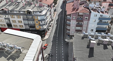 Yolların çizgileri çekiliyor