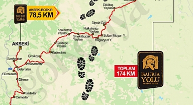 Isaurıa yolu rota kılavuzu yayınlandı