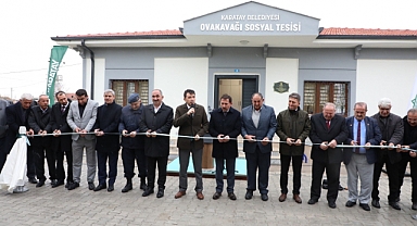 Karatay’da Ovakavağı Sosyal Tesisi hizmete açıldı