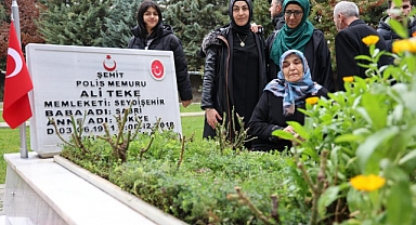 Şehit polis Ali Teke anısına lokma dağıtıldı