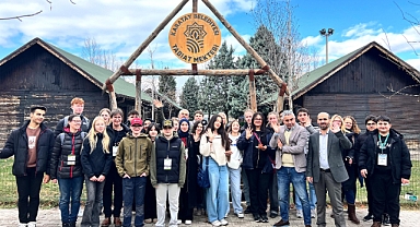 Erasmus öğrencileri Tabiat Mektebi'ne hayran kaldı