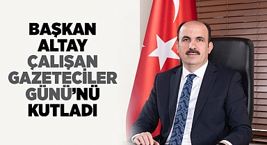 Altay 10 Ocak gazeteciler gününü kutladı